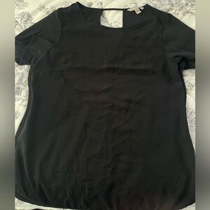 Banana Republic Black Business-Casual Blouse